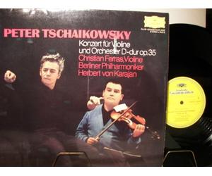 CHRISTIAN FERRAS VIOLINE - TSCHAIKOWSKY - KONZERT FÜR VIOLINE UND ORCHESTER D-dur op.35 - CLUB-SONDERAUFLAGE - VINYL