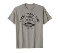 Christian Fisherman, Te Haré Pescadores De Hombres, KJV Camiseta