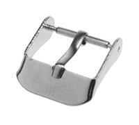 CHRISTIAN GAR Pack 20 Hebillas para Correa de Reloj de 16 mm - Acero Cromado