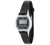 CHRISTIAN GAR Q & Q Qq-08233 Reloj Digital para Mujer Caja De Metal Esfera Color Negro