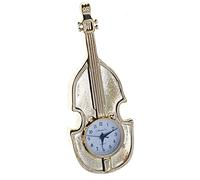 CHRISTIAN GAR Reloj Analógico de Sobremesa Decoración Miniatura - Violín (2,7 x 7,1 x 1,6 cm.)