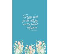 Christian Gifts | Isaiah 55:12 You Shall Go Out With Joy: Teal Bible Journal Diary for Women and Teen Girls, Inspirational Biblical Notebook Scripture ... Pages for Writing Notes, Compact Handy Size