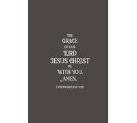 Christian Gifts | The Grace of Our Lord Jesus Christ: Brown Bible Journal Notebook Diary for Men, Women and Teens, Inspirational Scripture Biblical ... Pages for Writing Notes, Compact Handy Size
