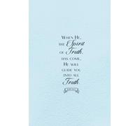 Christian Gifts | The Spirit of Truth: John 16:13 Blue Scripture Journal Notebook With 100 Bible Verses for Men, Women and Teens Diary | Inspirational ... Pages for Writing Notes, Compact Handy Size