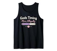 Christian Girl Delulu Era Gen Z Fe Humor Plan de Dios Camiseta sin Mangas