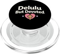 Christian Girl Delulu Era Gen Z Fe Humor Plan de Dios PopSockets PopGrip para MagSafe