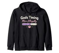 Christian Girl Delulu Era Gen Z Fe Humor Plan de Dios Sudadera con Capucha