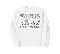 Christian Girls Nerd Bible Study Scripture Pastor God Jesus Sudadera