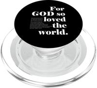 Christian God so Loved The World Juan 3 16 18 Versículo de la Biblia PopSockets PopGrip para MagSafe