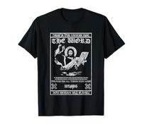 Christian Goth La Palabra Vintagecore Biblical Faith Art Camiseta