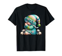 Christian Grandma Gnome With Praying Hands For Women Pug Mom Camiseta