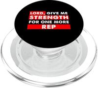 Christian Gym Lover Lord Dame Fuerza para Un Representante Más PopSockets PopGrip para MagSafe