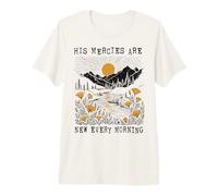 Christian His Mercies California Poppies Mañana Camiseta Premium