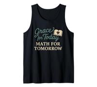 Christian Homeschool Mamá Agotado Caos Fe Humor Camiseta sin Mangas