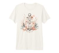 Christian Hope Anchors The Soul Hebreos 6 19 Versículo de la Biblia Camiseta Premium