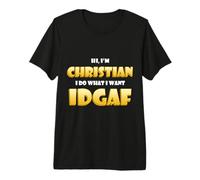 Christian Idgaf Funny Meme Halloween Costume For Christians Camiseta Premium