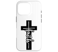 Christian Inspirational Phone Case - Jesus Cross and Faith Carcasa para iPhone 16 Pro