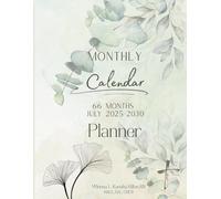 CHRISTIAN INSPIRED 5 YEAR/ 66 Month PLANNER July 2025 - 2030