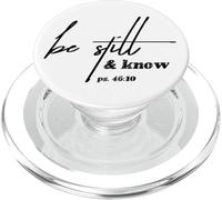 Christian Inspired Pop Socket - Be Still & Know I Am God PopSockets PopGrip para MagSafe