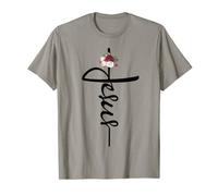 Christian Jesucristo Cruz Bouquet Fe inspiradora Camiseta