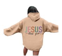 Christian Jesus Chase You - Sudaderas con capucha para mujer, diseño gráfico informal con capucha, ropa religiosa a la moda, ropa holgada, cómoda, universitaria, reza el Señor Jesús salva gótico otoño