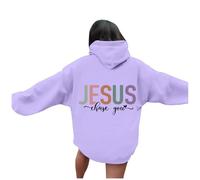 Christian Jesus Chase You - Sudaderas con capucha para mujer, diseño gráfico informal con capucha, ropa religiosa a la moda, ropa holgada, cómoda, universitaria, reza el Señor Jesús salva gótico otoño