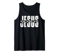 Christian Jesus Faith Shirts For Men God Religious Cross Camiseta sin Mangas