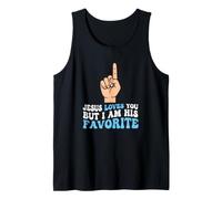 Christian Jesus te ama Pero yo Soy su Humor Favorito de la Iglesia Camiseta sin Mangas