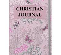 Christian Journal for Women: Strawberry Pink Floral Vegan Notebook - 140 Lined Pages, Inspirational Gift for Faith, Prayer & Bible Study