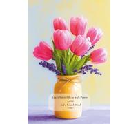 Christian Journal for Women with Bible Verse on Cover - God’s Spirit fills us with Power, Love and a Sound Mind, 2 Timothy 1:7: Floral Notebook