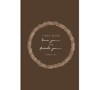 Christian Journal Gifts | I Will Never Leave You: Hebrews 13:5 Gold Brown Bible Notebook Inspirational Diary for Men, Women and Teen Girls With ... Pages for Writing Notes, Compact Handy Size