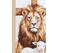 Christian Journal High Quality 200 Lined Pages: Lion and the Lamb: notes for work, school, to-dos, journaling, etc.