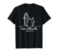 Christian Kids Jesus Come Follow Me Mateo 4:19 Comunión Camiseta