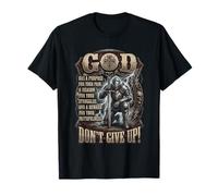 Christian Knight Armor of God Faith Propósito para El Dolor Camiseta