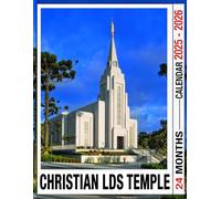 Christian LDS Temple Calendar 2025 - 2026: Bring Joy and Stay Organized with Our 24-Month 2025-2026 Planner US Holidays - Perfect for Gifting or White Elephant Parties, Christmas Gift