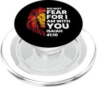 Christian Lion Do Not Fear Isaías 41:10 Fe PopSockets PopGrip para MagSafe