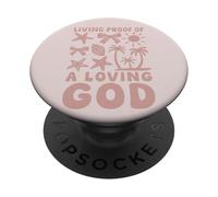 Christian Living Prueba de un Dios Amoroso Playa Verano PopSockets PopGrip Adhesivo