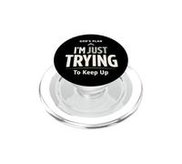Christian Meme Humor Gen Z Jesús Salvado todavía en línea PopSockets PopGrip para MagSafe