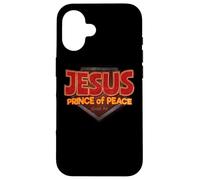 Christian Men Jesus Prince of Peace Mighty Counselor Carcasa para iPhone 16