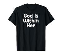 Christian Mom Faith Phrase Grace Strength Inspired Design Camiseta