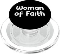 Christian Mom Faith Phrase Grace Strength Inspired Design PopSockets PopGrip para MagSafe