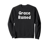 Christian Mom Faith Phrase Grace Strength Inspired Design Sudadera