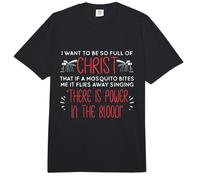 Christian Mosquito Joke - Funny Religious Christ Follower Comfort Colors Adult Heavyweight T-Shirt