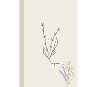 Christian Notebook Journal for Women and Teens, Christian Art Gifts Journal, Prayer Journal for Women, Bible Journaling Notebook, Philippians 4:7 The ... Notebook, 6 X 9", 120 college ruled pages