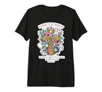 Christian Nurse Nursing Is My Ministry Floral Bible Verse Camiseta Premium