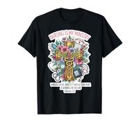 Christian Nurse Nursing Is My Ministry - Versículo bíblico Floral Camiseta