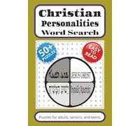 Christian Personalities Word Search Puzzle Book: Word Searches with Easy to Read Print about Apostles, Saints, Missionaries and More | 6x9 inches, 110 ... Gift for Vacations, Holidays and Free Times