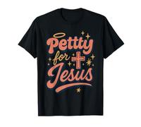 Christian Petty Oró Fe Humor Sass God Knows Me Camiseta