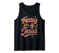 Christian Petty Oró Fe Humor Sass God Knows Me Camiseta sin Mangas