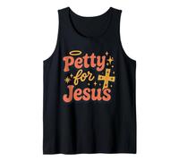 Christian Petty Oró Fe Humor Sass God Knows Me Camiseta sin Mangas